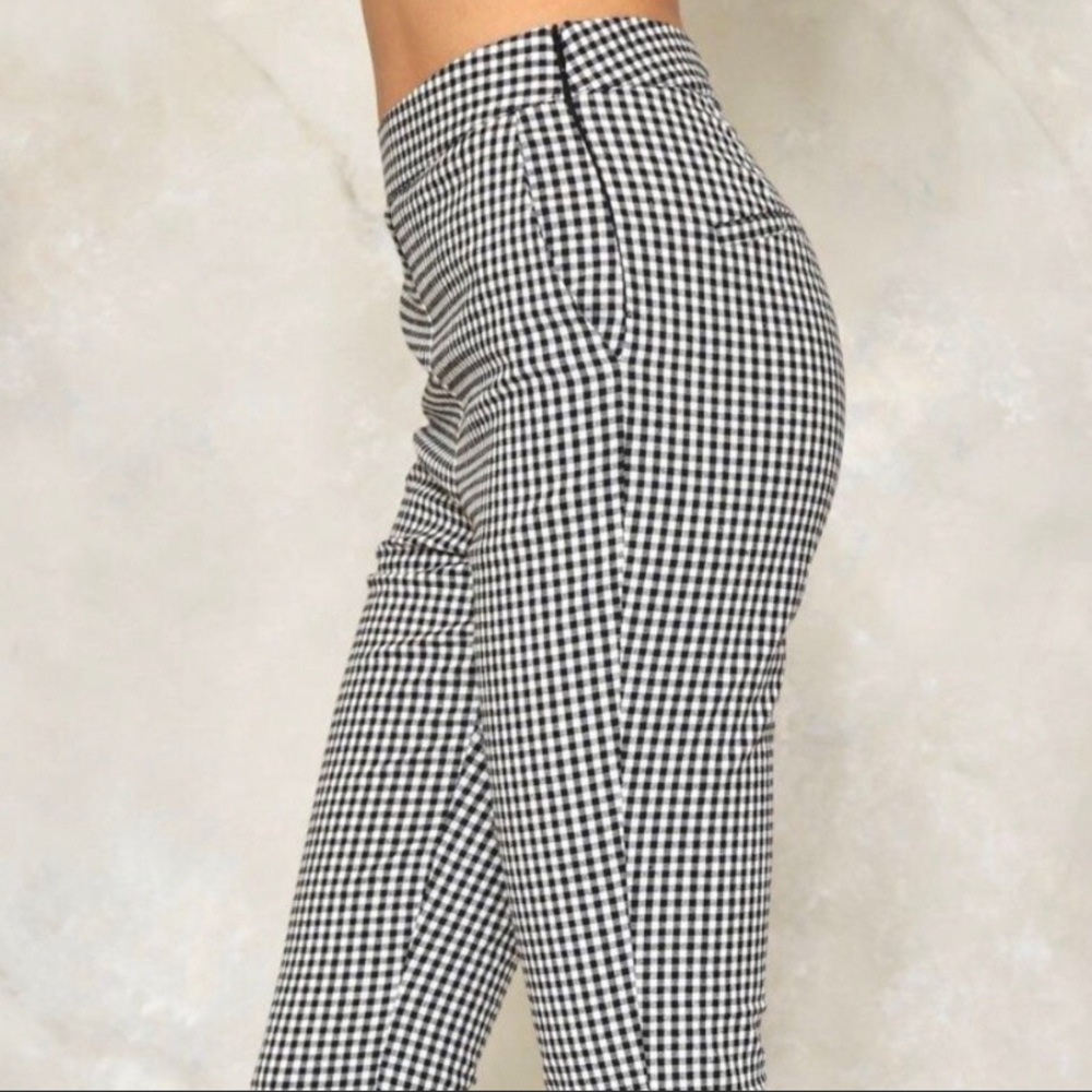Gingham pin-up pants